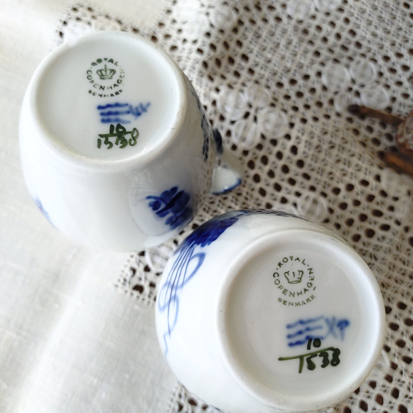 1960～1970年代のRoyal copenhagen ブルーフラワーカーブのクリーマー高さ10.5㎝/Blue Flower Curve Cremer10.5cmH