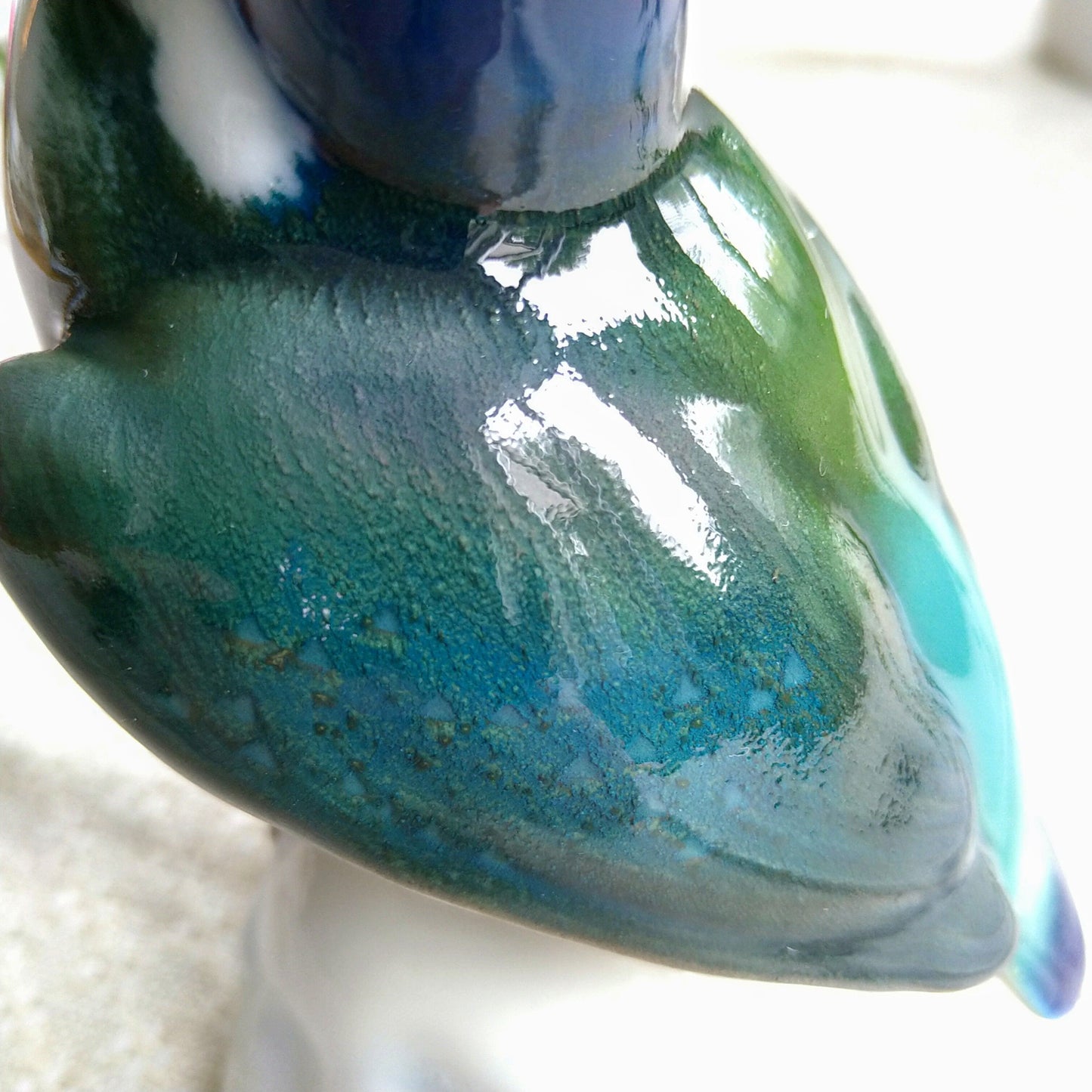 KPMベルリンの魚をくわえたカワセミ高さ約19㎝H/KPM Kingfisher with a fish