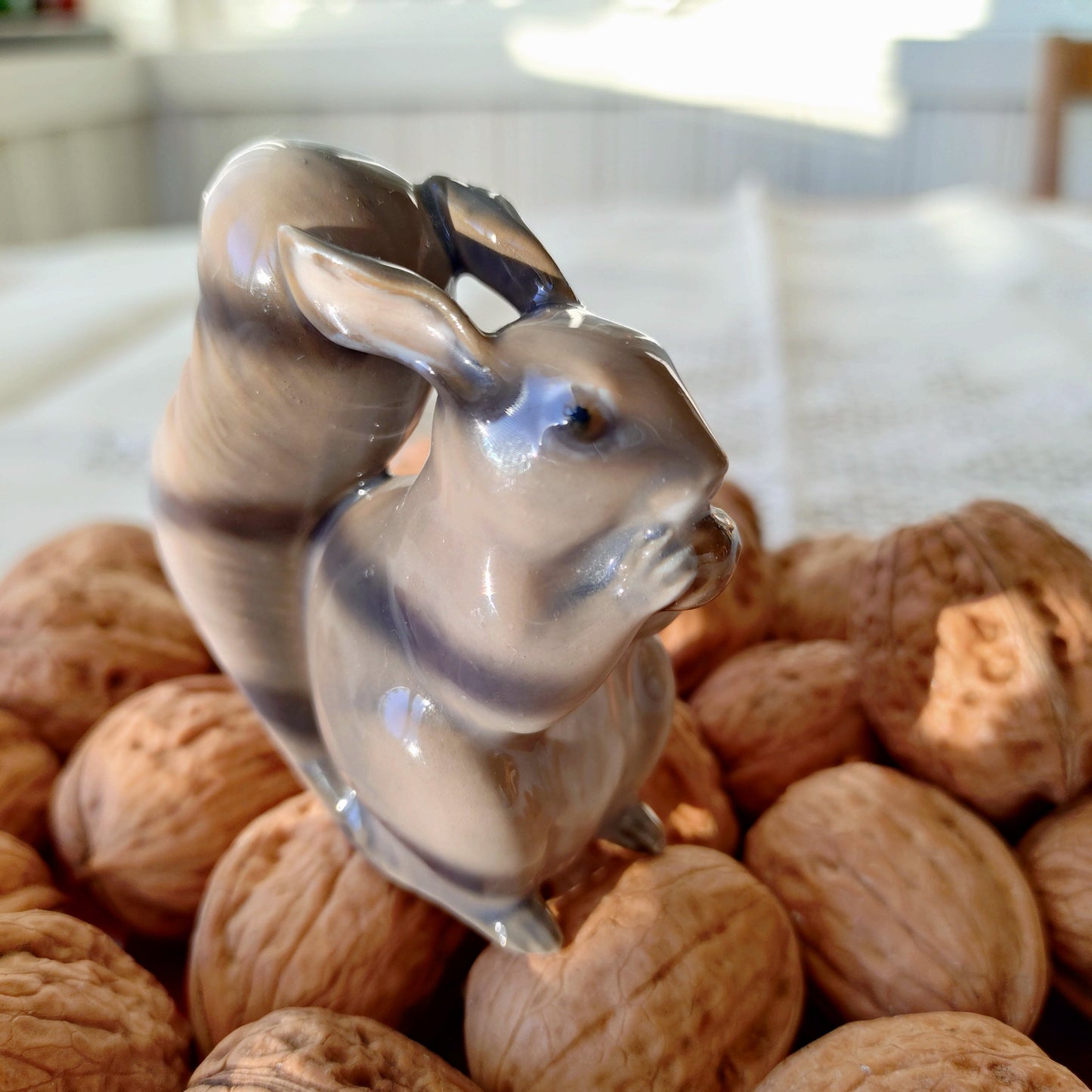 Royal Copenhagen squirrel with nuts! ❤️Approximately 7cm H x 5cm W