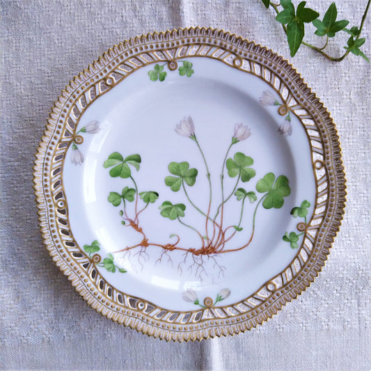 1900年代前半RoyalCopenhagenフローラダニカのレースプレート約22.5㎝/FloraDanicaLacePlate ca22.5cm