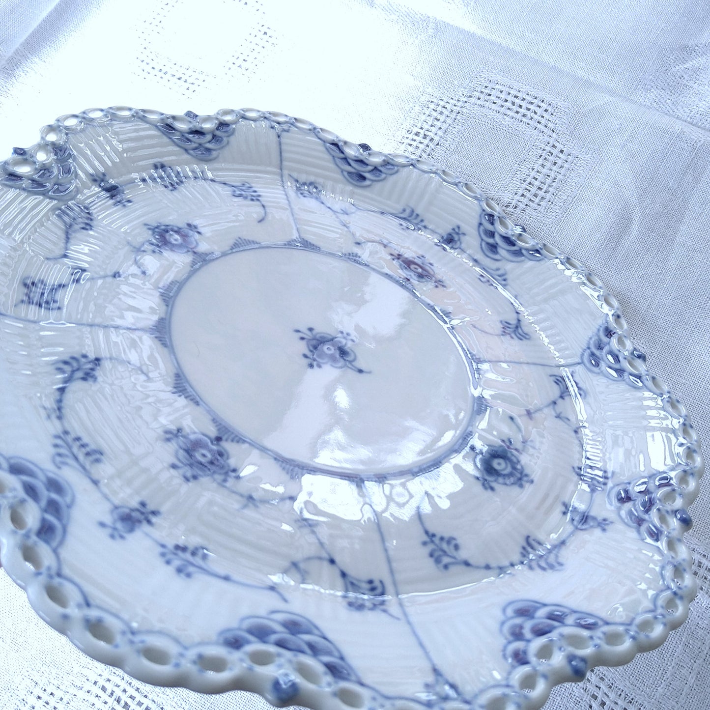 1964年RoyalCopenhagenFullLaceフルレース直径約25㎝Dのお皿/Plate25cm