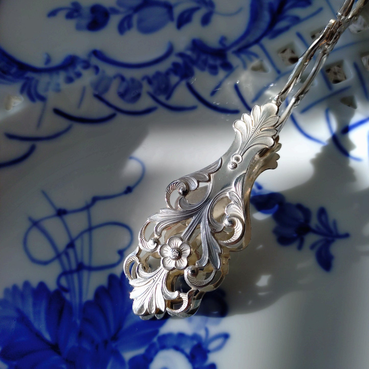 NorwayノルウェーSilver830シルバーケーキトングVikingRose長さ約16.5㎝L重さ約36g