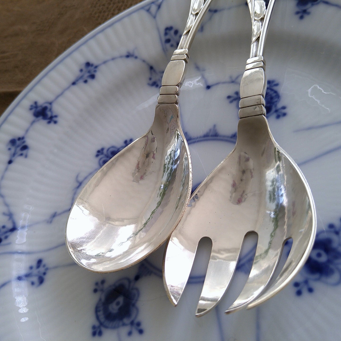 GeorgJensenオーナメンタルNo42スプーンフォークセット/Ornamental No42 Spoon and Fork set