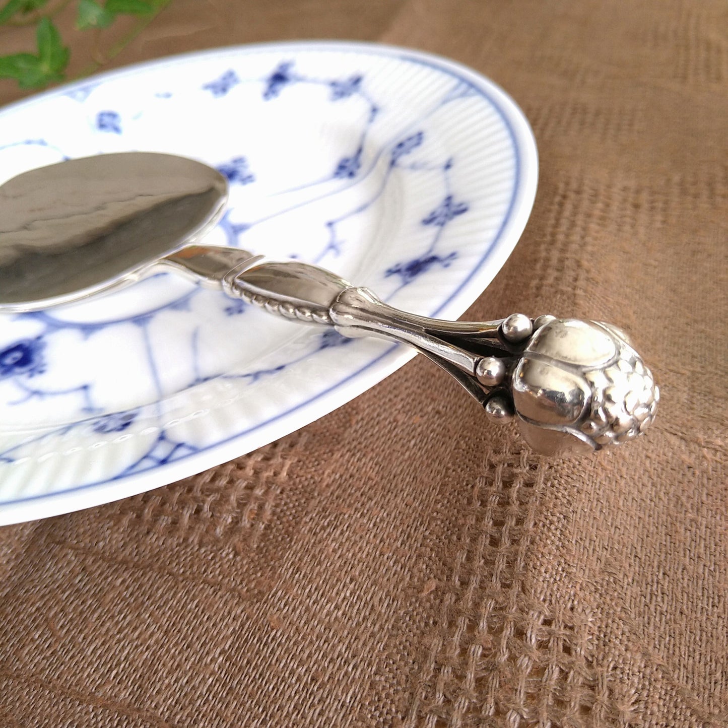 GeorgJensenオーナメンタルNo38のケーキサーパー20㎝L/Ornamental No38 Cake Server