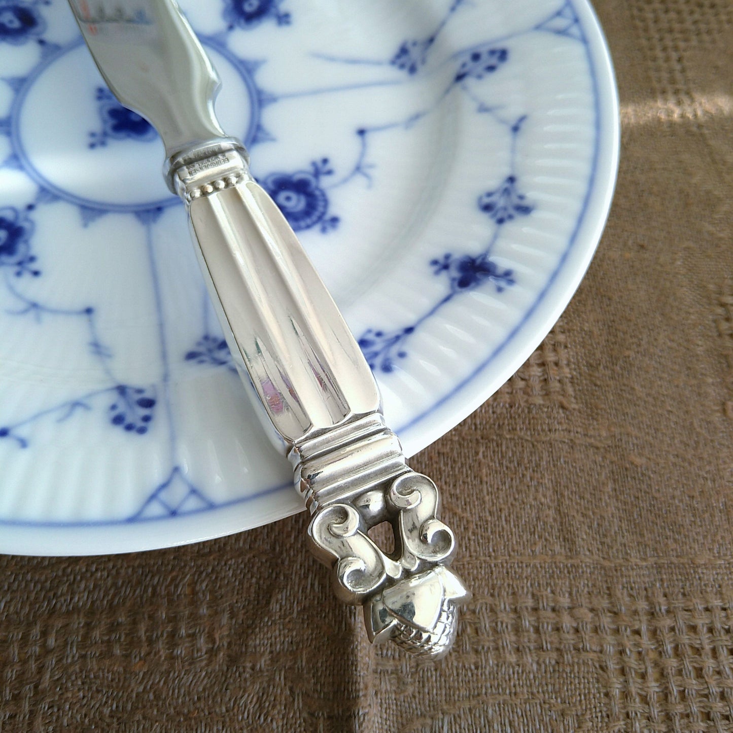 Georg Jensen Acorn 蛋糕刀