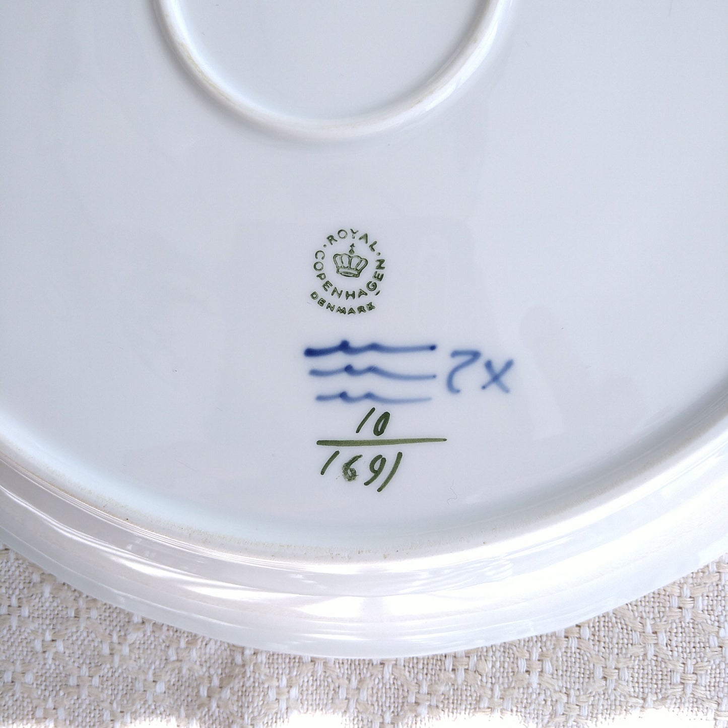 1969～1974年のブルーフラワーカーブ丸大皿直径29.5㎝D/LargePlate