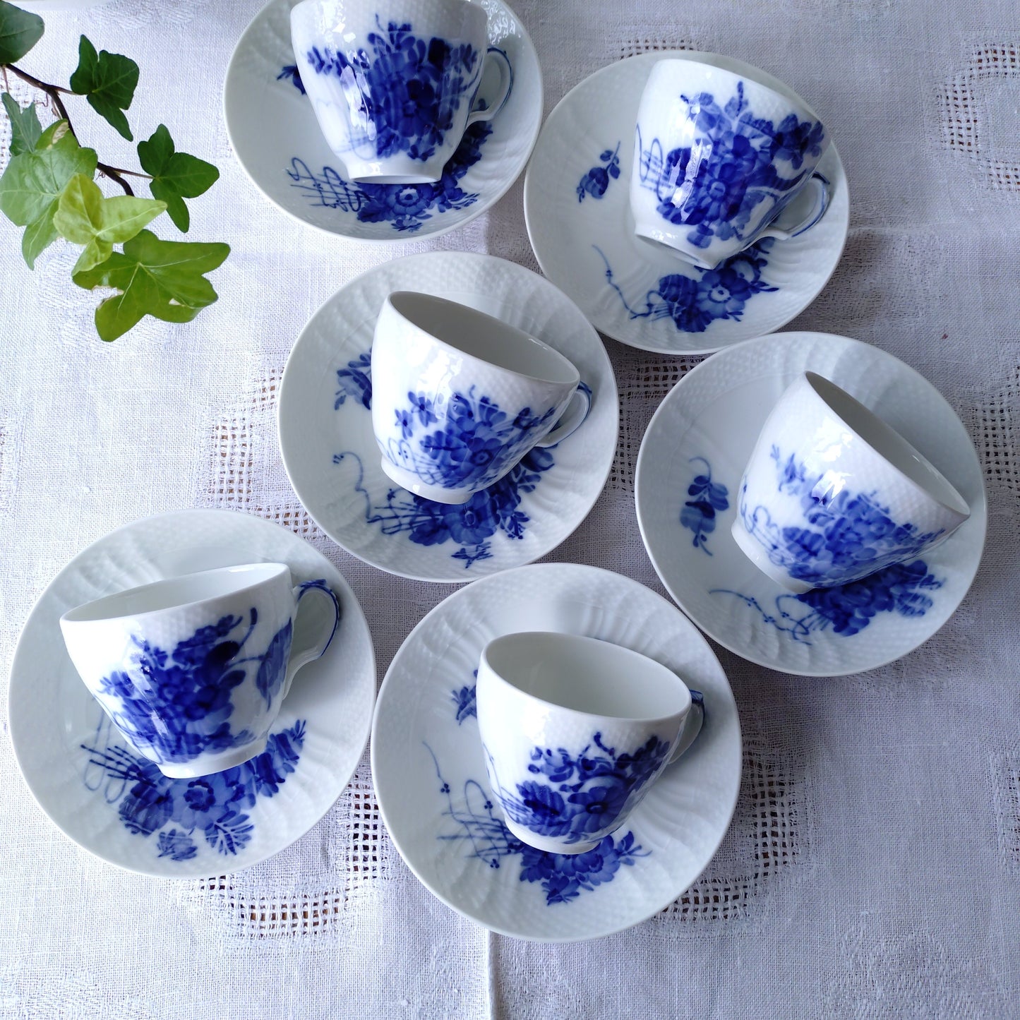 RoyalCopenhagenブルーフラワーカーブのカップソーサー容量約170ml/BlueFlowerCurveCupSaucer