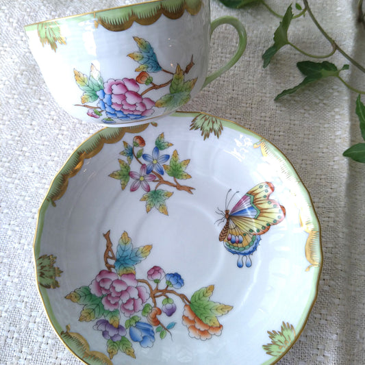 Herendヴィクトリアのティーカップソーサー/VictoriaTeaCupSaucer