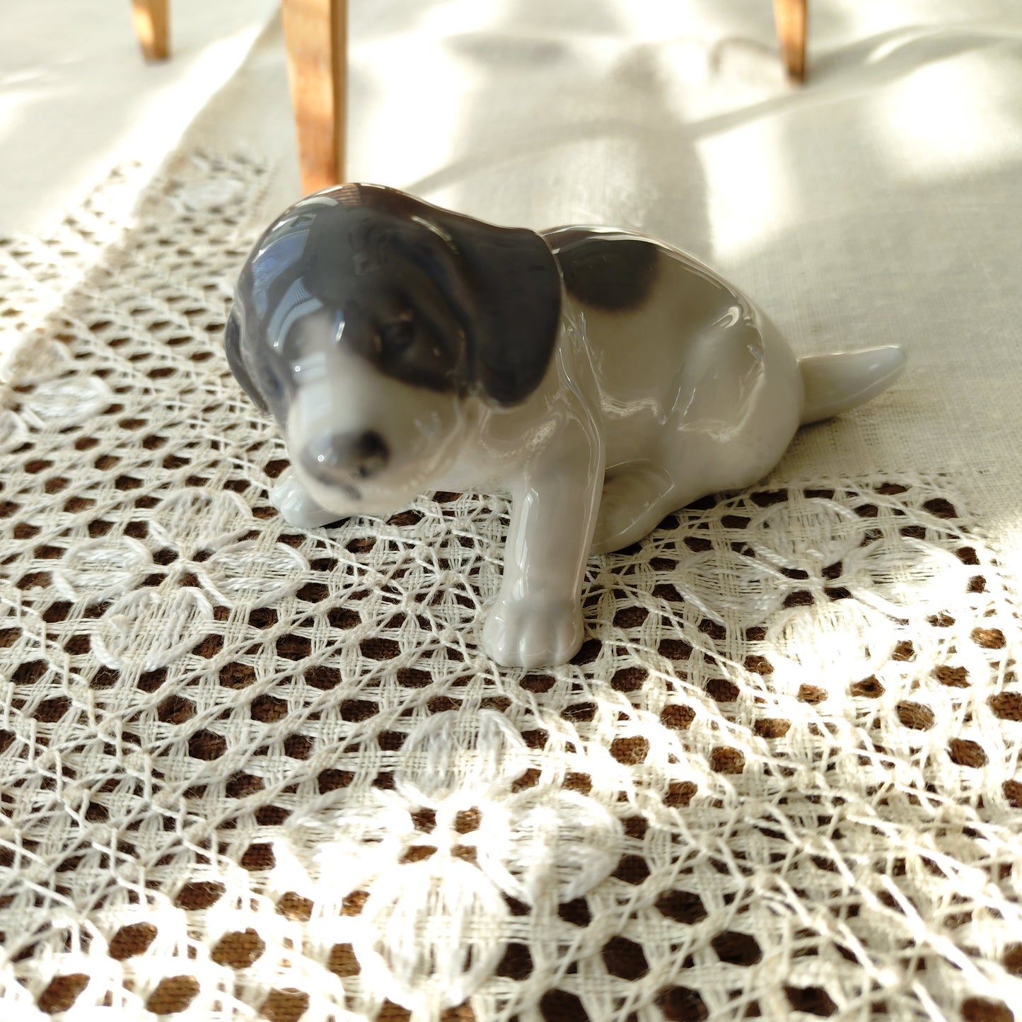 Royal Copenhagen Sunset Puppy Figurine is approximately 6cm H
