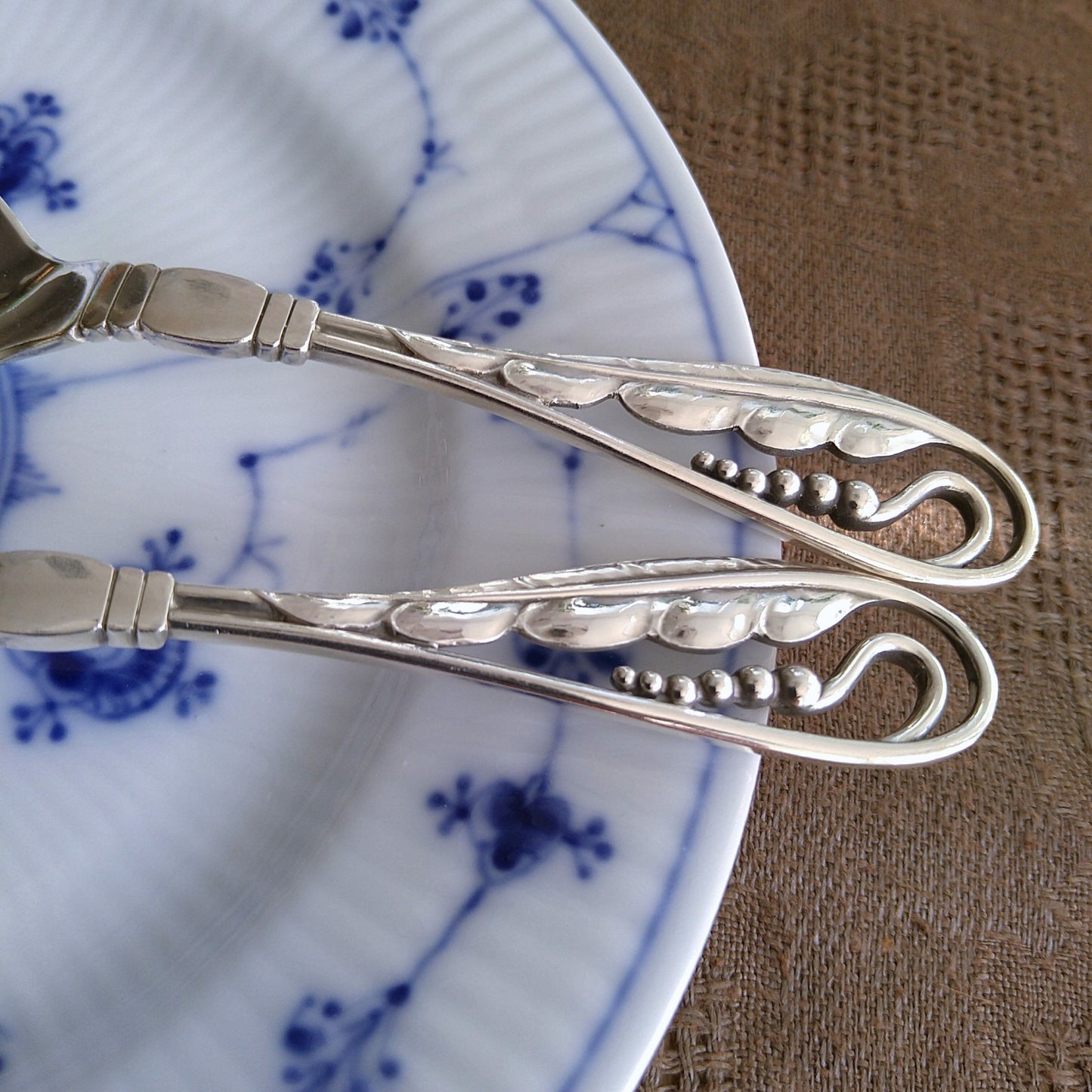 GeorgJensenオーナメンタルNo42スプーンフォークセット/Ornamental No42 Spoon and Fork set