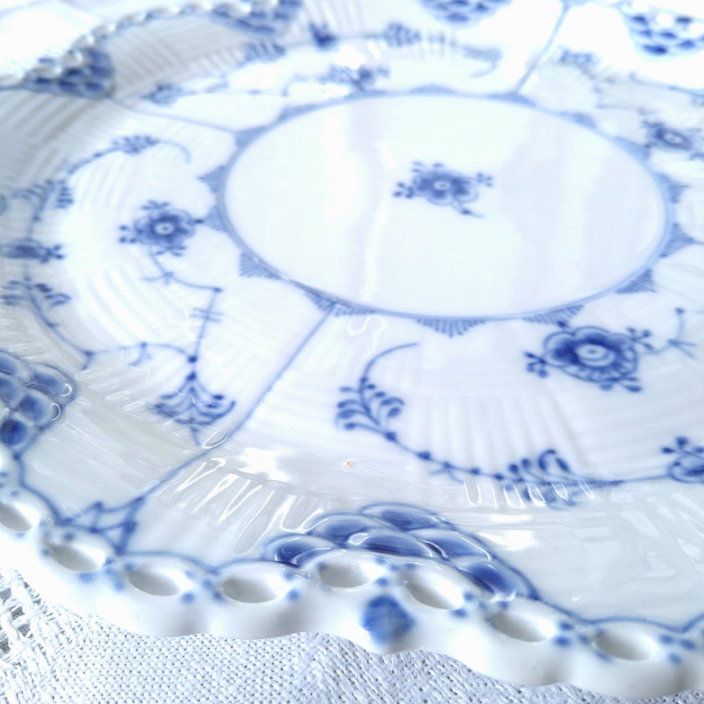 1964年RoyalCopenhagenFullLaceフルレース直径約25㎝Dのお皿/Plate25cm