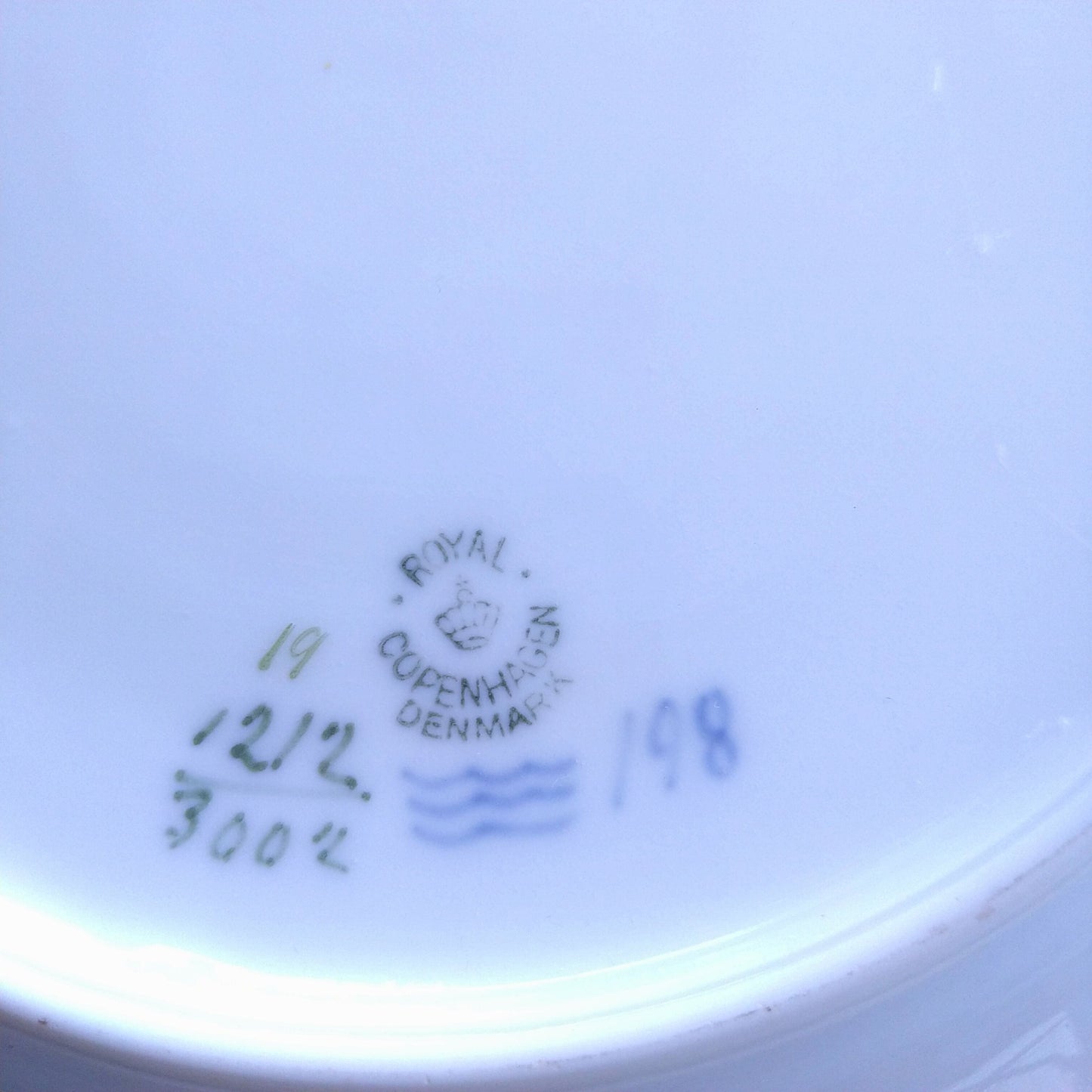 1924～1934年RoyalCopenhagenコイ亜科淡水魚バーベル🐟さかなのお皿は大きさ約22.5㎝L×22.5㎝Wです。