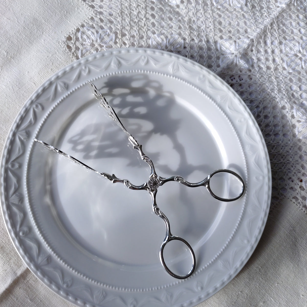 NorwayノルウェーSilver830シルバーケーキトングVikingRose長さ約16.5㎝L重さ約36g