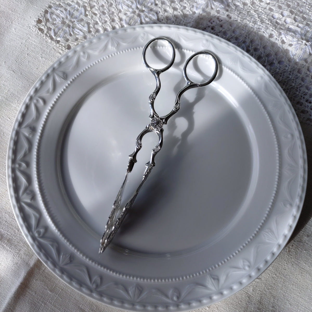 NorwayノルウェーSilver830シルバーケーキトングVikingRose長さ約16.5㎝L重さ約36g
