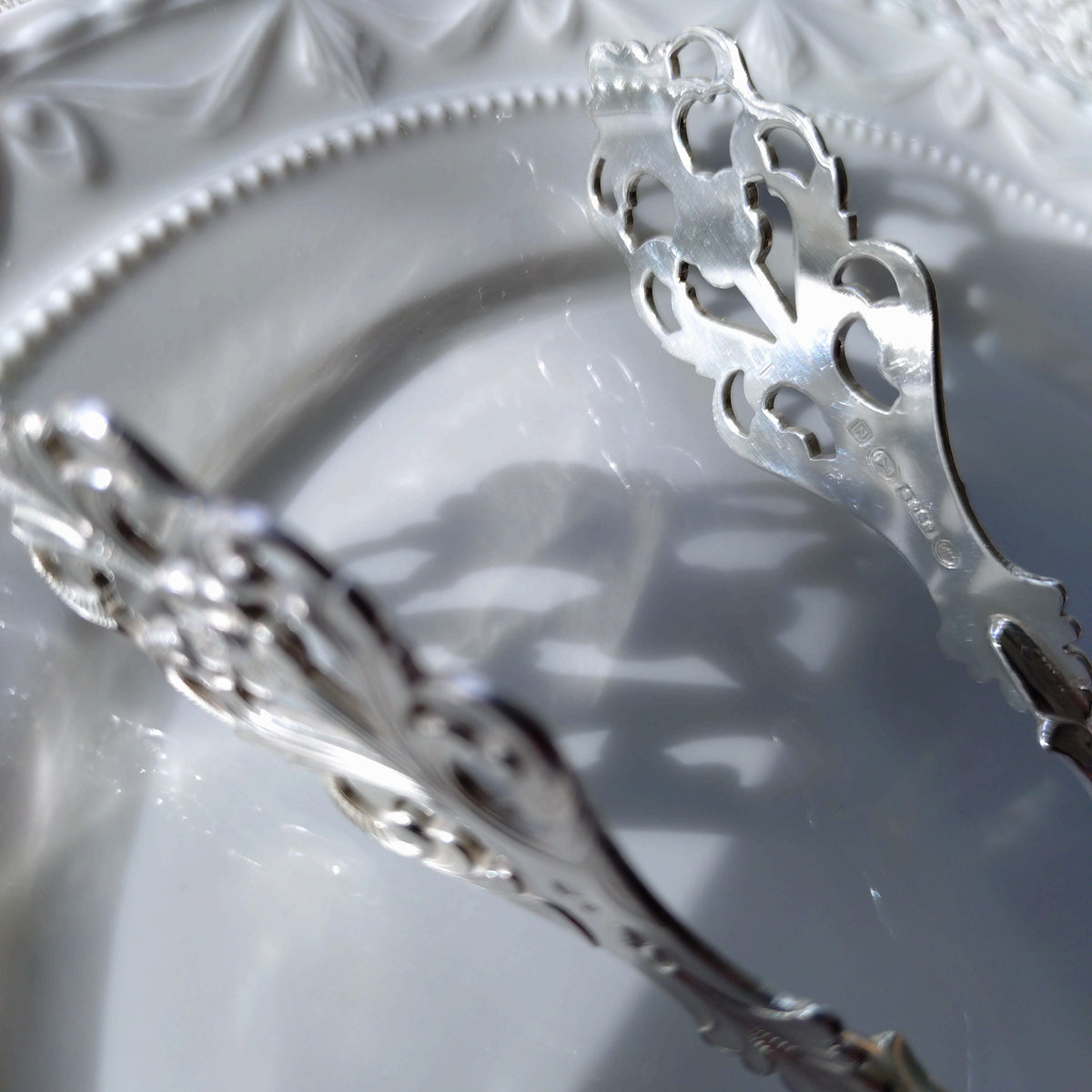 NorwayノルウェーSilver830シルバーケーキトングVikingRose長さ約16.5㎝L重さ約36g