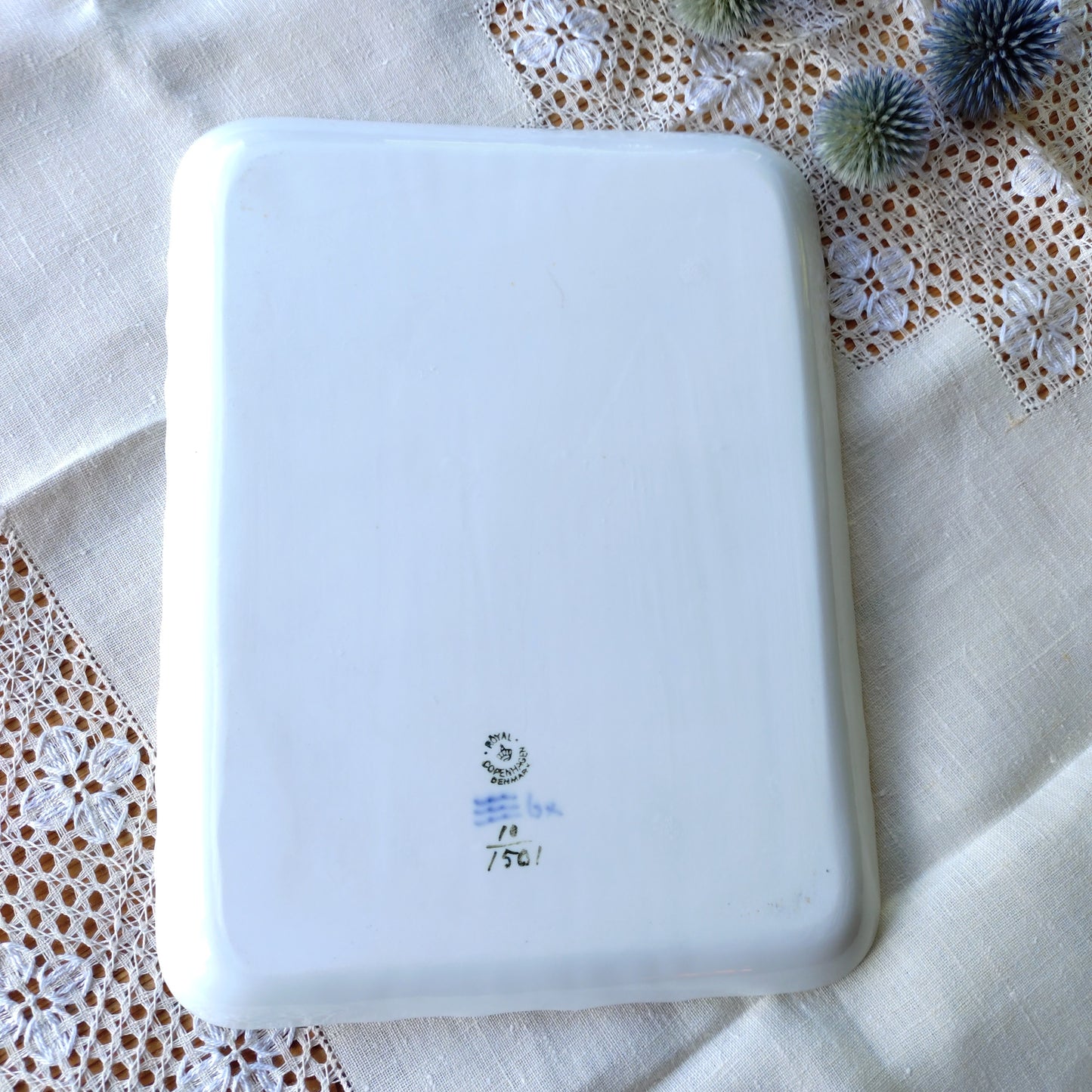 RoyalCopenhagenブルーフラワーカーブの長方形トレイ27.5㎝×２１